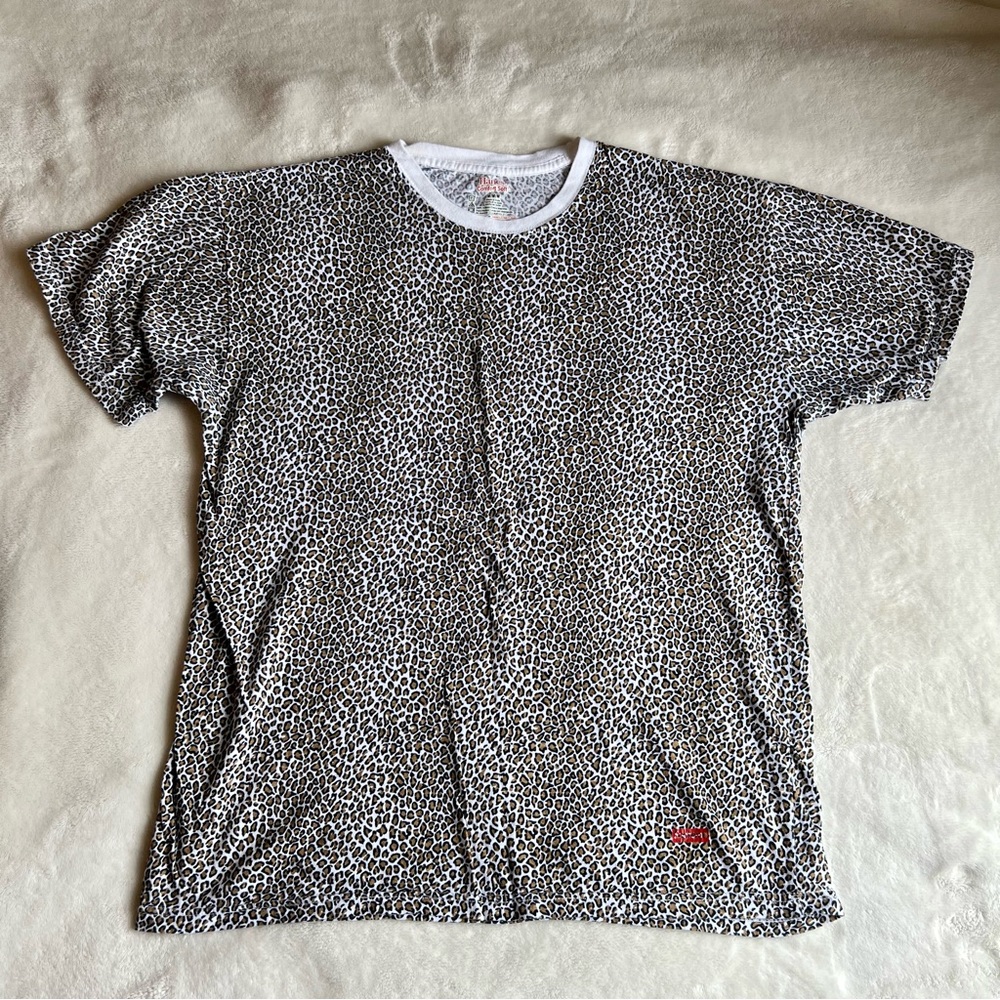Hanes x Supreme collab cheetah t-shirt, size medium